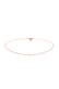 Kette Basic Stern Astro Choker 925 Sterling Silber Rosegold
