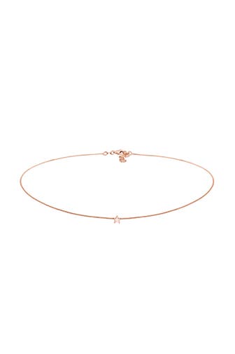 ELLI Kette Basic Stern Astro Choker 925 Sterling Silber Rosegold