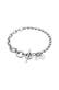 Armband Kugel Gliederkette Rund Knebel-Verschluß 925 Sterling Silber Silber