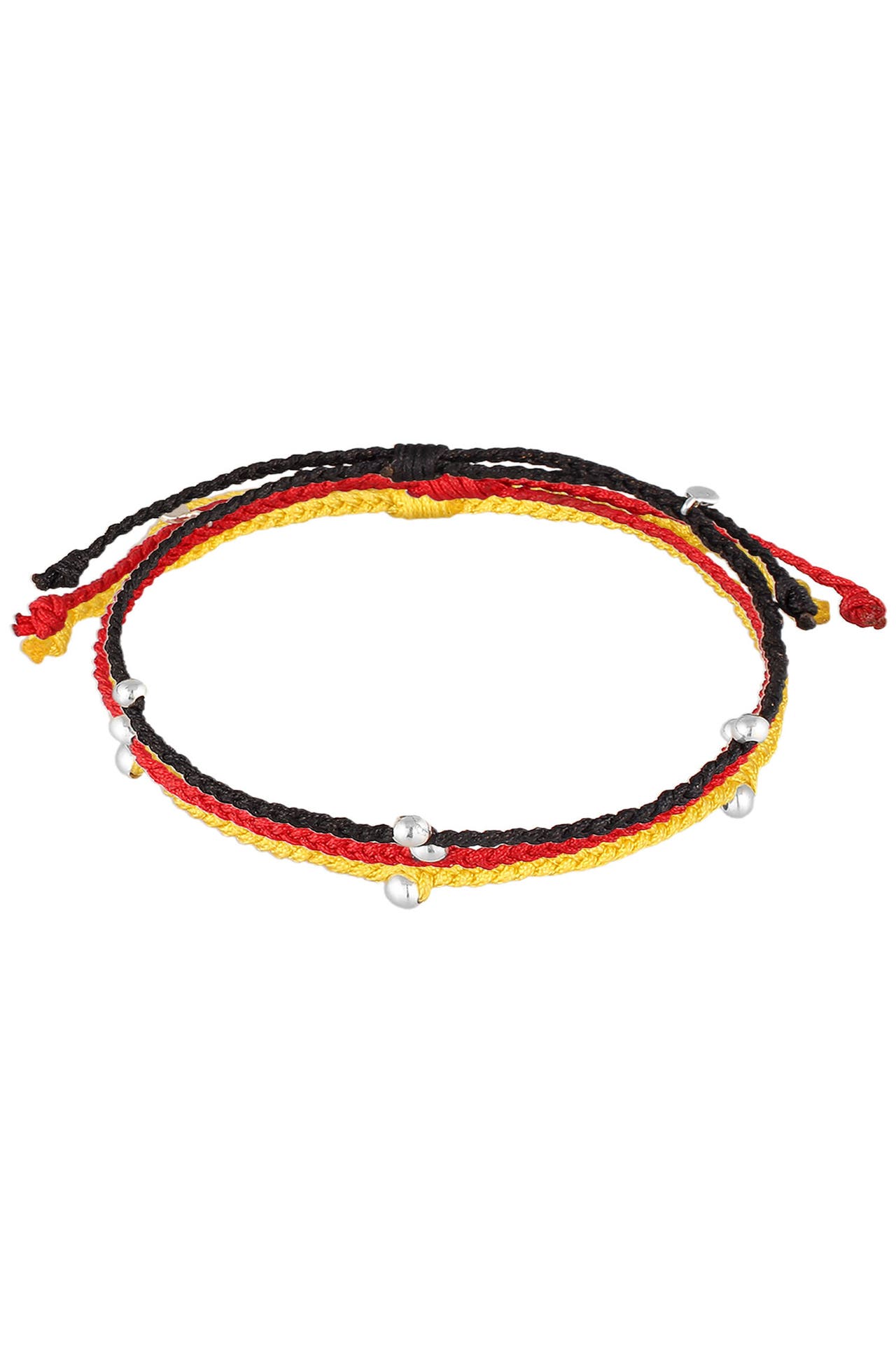ELLI Armband Set 925 Sterling Silber Armband EM 2024 Fußball Schwarz, Bild 1