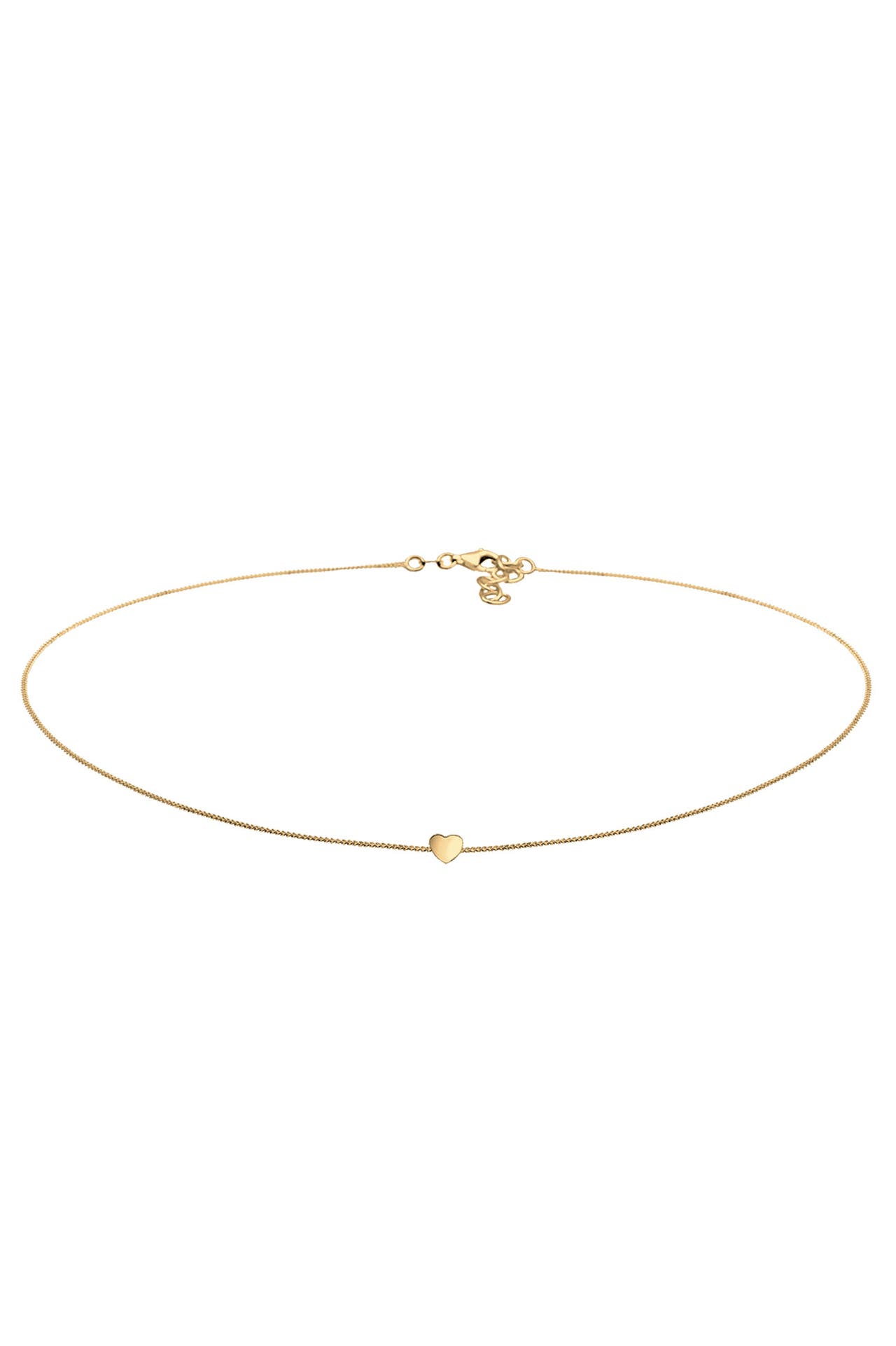 ELLI Kette Choker Herz Liebe 925 Silber Gold, Bild 1