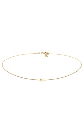ELLI Kette Choker Herz Liebe 925 Silber Gold