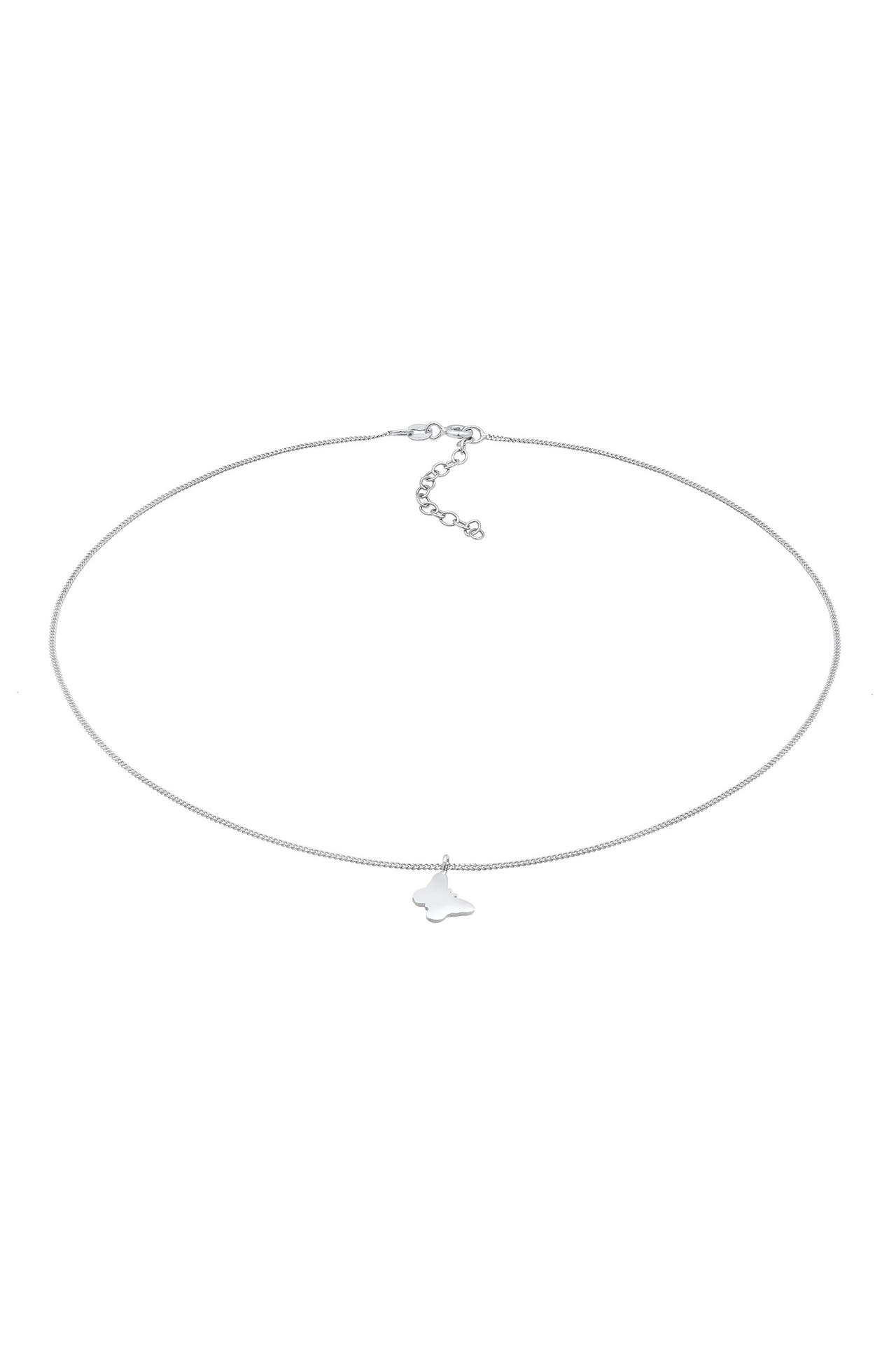 ELLI Kette Choker Schmetterling 925 Sterling Silber Silber, Bild 1