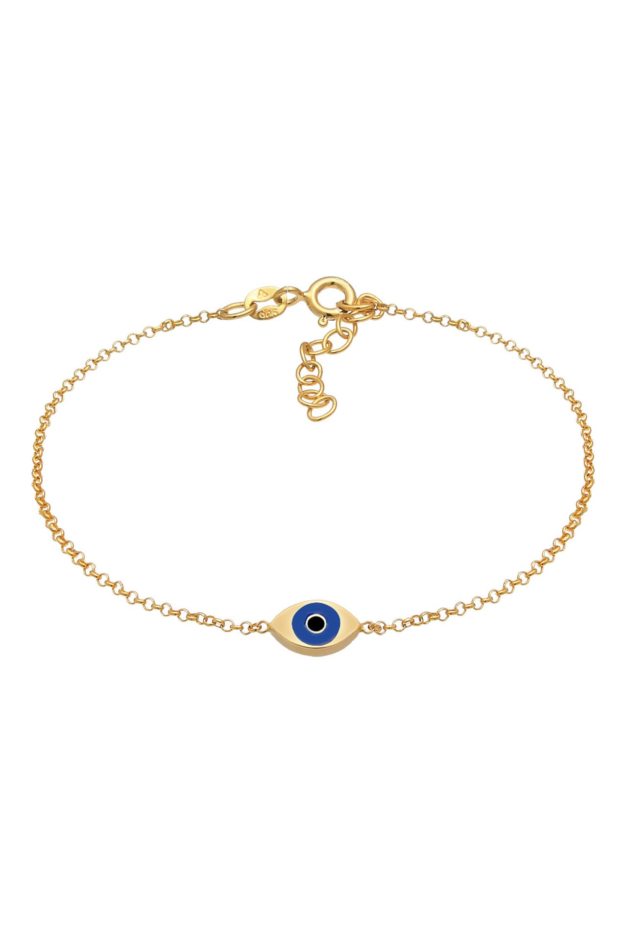 ELLI Armband Evil Eye Auge Symbol Emaille 925er Silber Gold, Bild 1