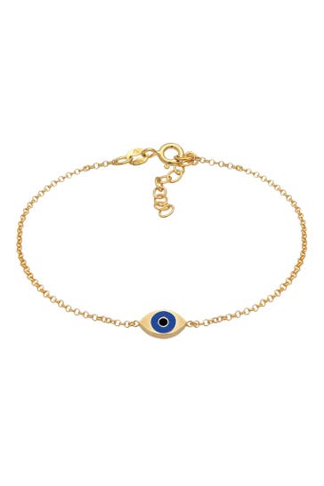 ELLI Armband Evil Eye Auge Symbol Emaille 925er Silber Gold