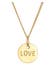 Kette Love-Schriftzug Liebe Wording 585 Gelbgold Gold