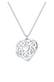 Kette Herz Medaillon Ornament 925 Silber Silber
