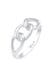 Ring Knoten Symbol Chain Look 925 Silber Silber