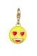 Charm Anhänger Smiling Face Herz Emoji 925 Sterling Silber