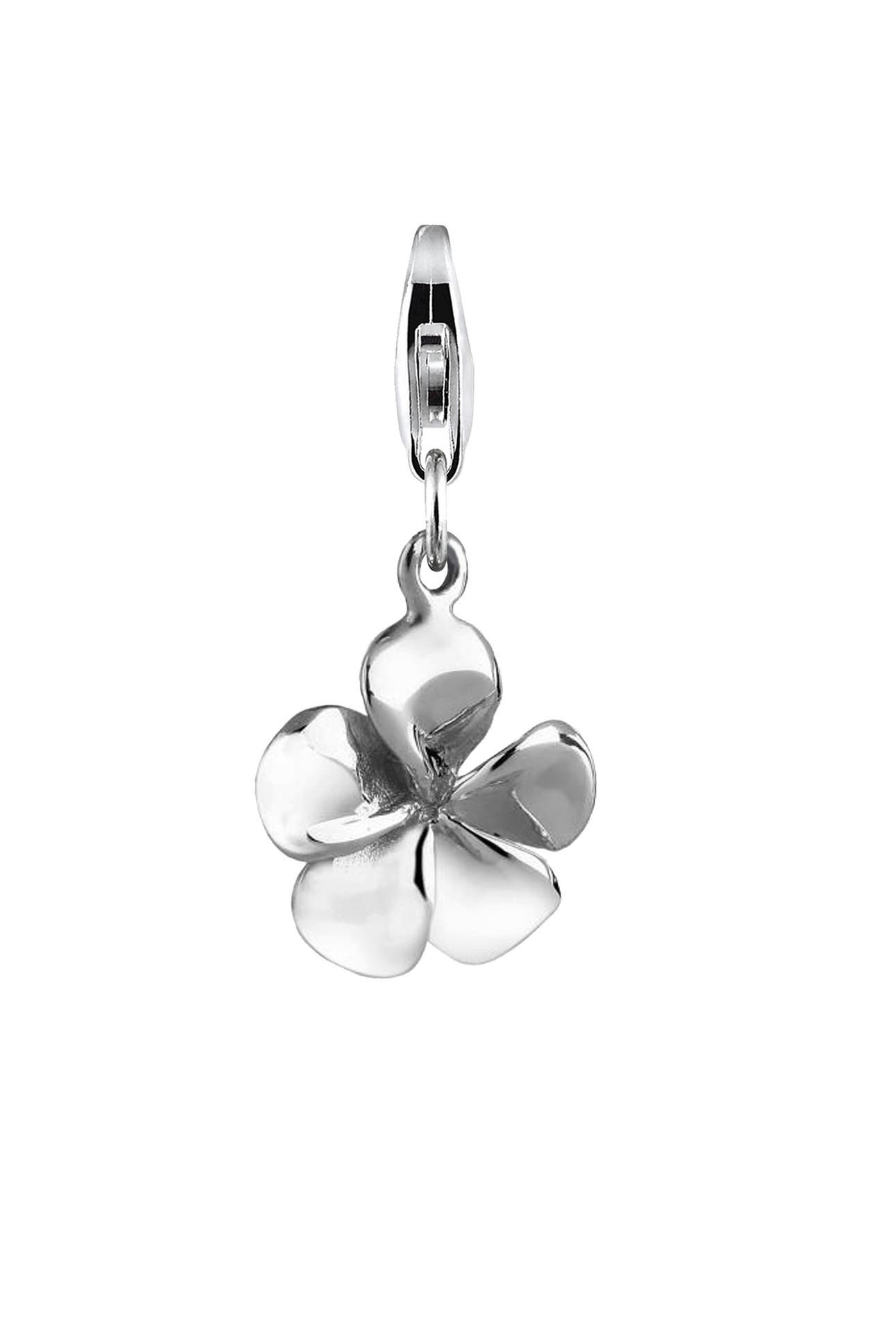 NENALINA Charm Anhänger Frangipani Blume 925 Silber, Bild 1