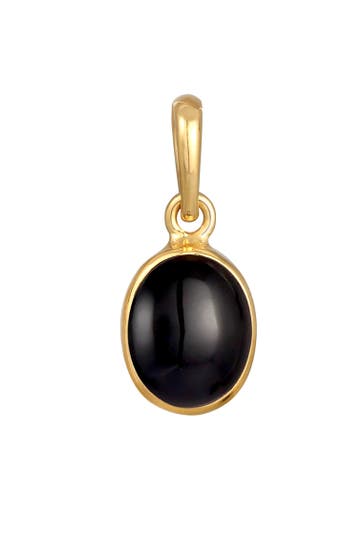 ELLI Anhänger Onyx Anhänger Klassisch 925 Silber