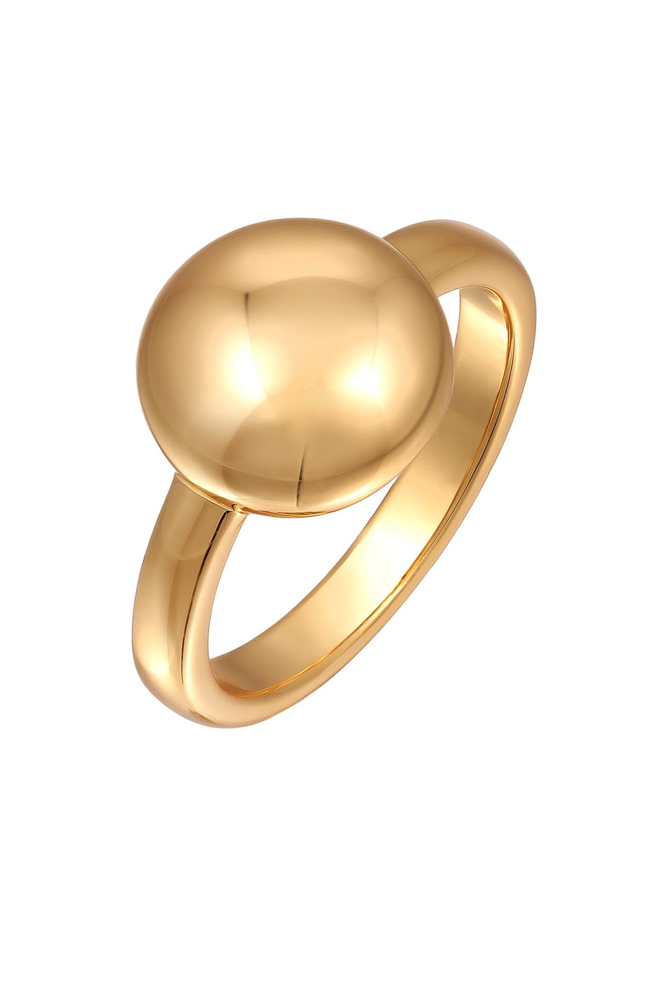 ELLI Ring Kugel Rund Chunky Silberfarben Gold, Bild 1