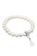 Armband Lebensblume Perle  Kristalle 925 Silber Silber