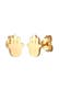 Ohrringe Hamsa Hand Ohrstecker 925 Silber Gold