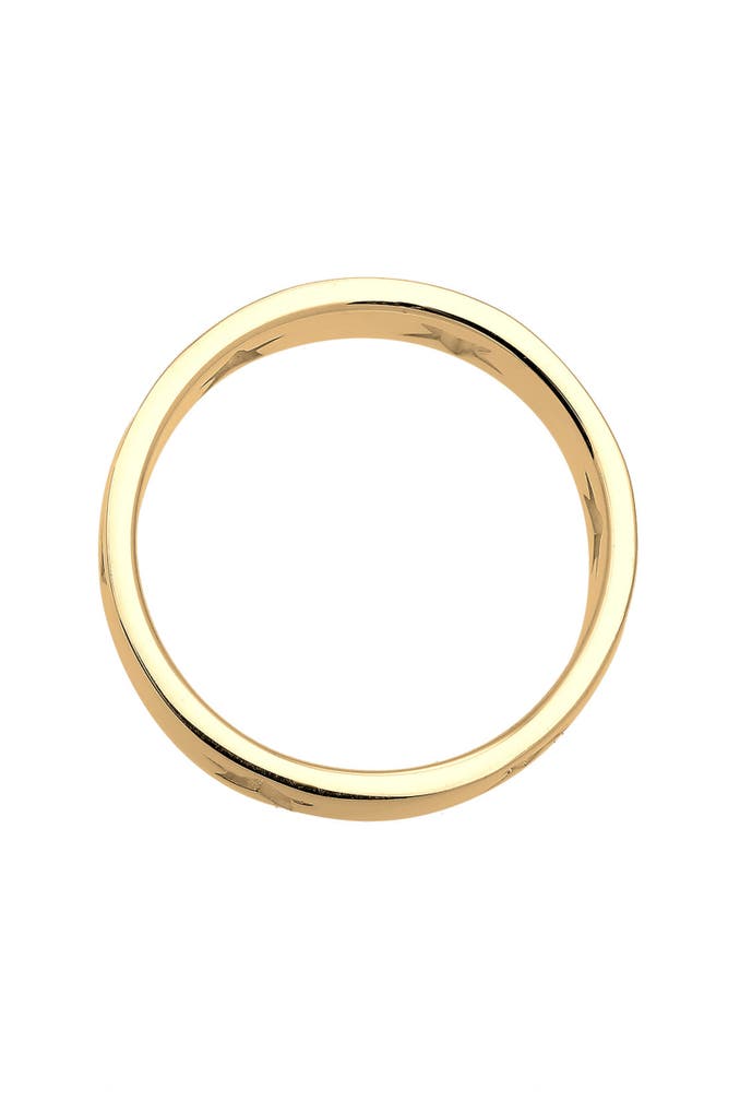 ELLI Ring Bandring Stern 925 Sterling Silber Gold » günstig online kaufen