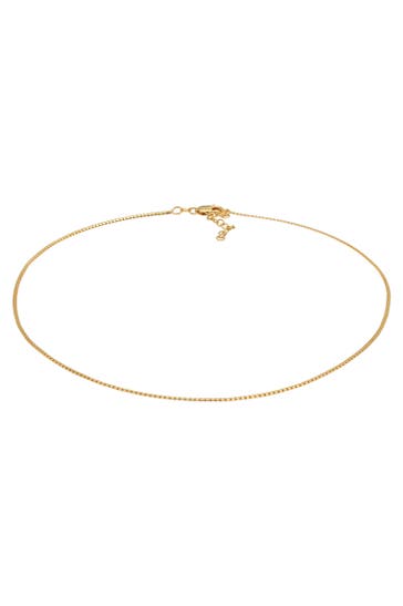 ELLI Kette Choker Venezia Kette Vierkant Basic 925 Silber Gold