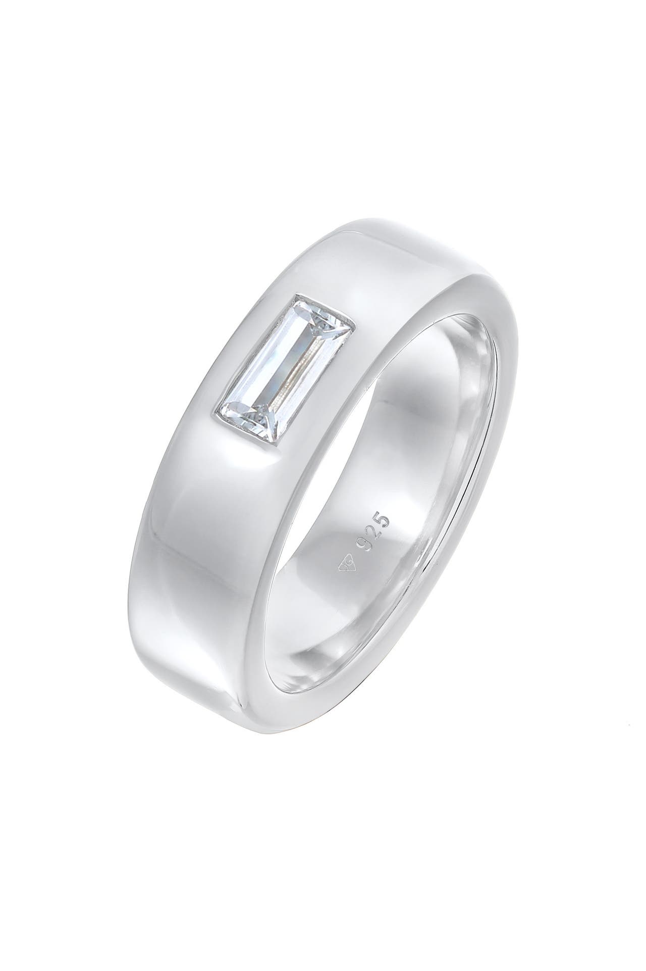 ELLI PREMIUM Ring Bandring Topas Elegant 925 Silber rhodiniert, Bild 1