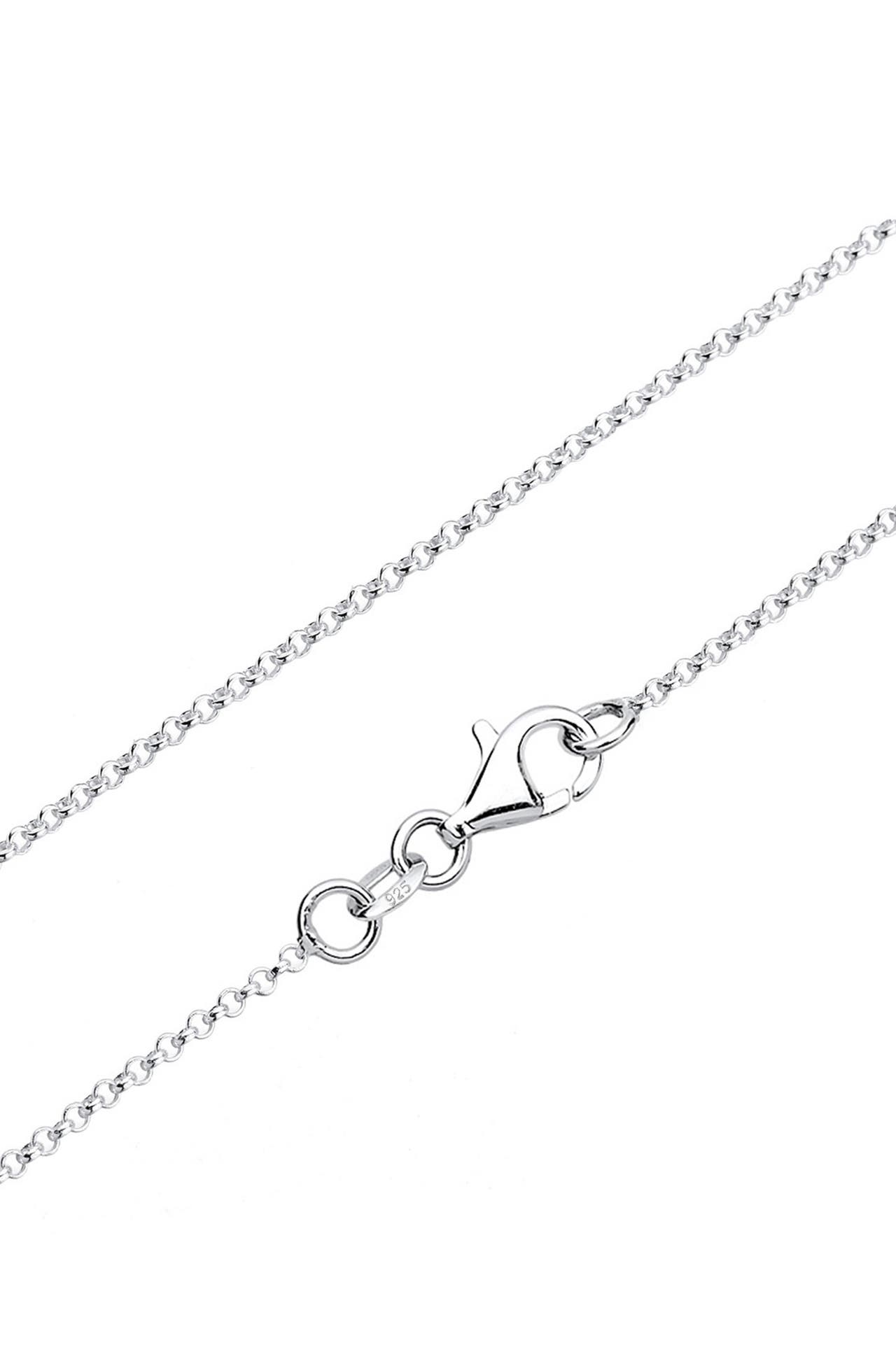 ELLI Kette Traumfänger Anhänger mit Federn 925er Silber Silber, Bild 1