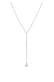Kette Choker Y-kette Kugelkette Basic 925 Silber Silber