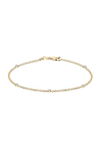 ELLI Armband Eleganz Basic 925 Silber, mit Kristallen von Swarovski® Gold