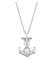 Kette Anker Kreuz Infinity 925 Sterling Silber Silber
