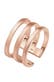 Ring Silberring Breit Schlicht Offen 925 Silber Rosegold
