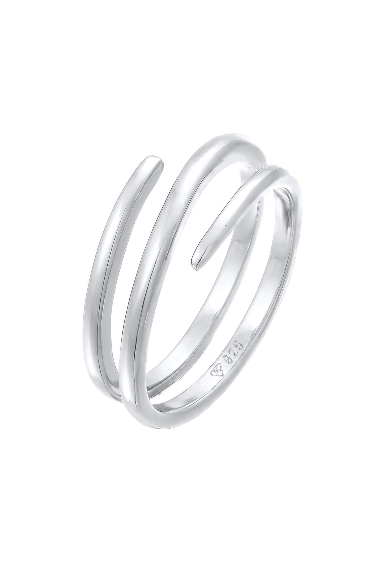 ELLI Ring Wickelring Statement Filigran 925 Silber Silber, Bild 1