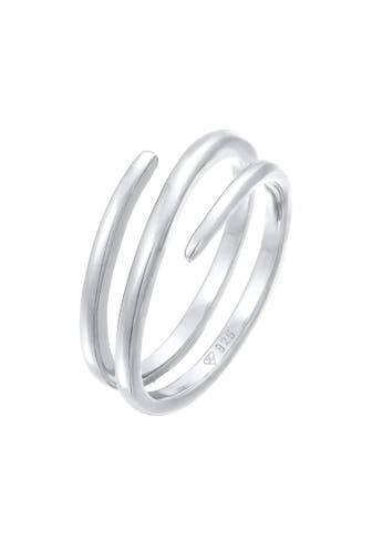 ELLI Ring Wickelring Statement Filigran 925 Silber Silber