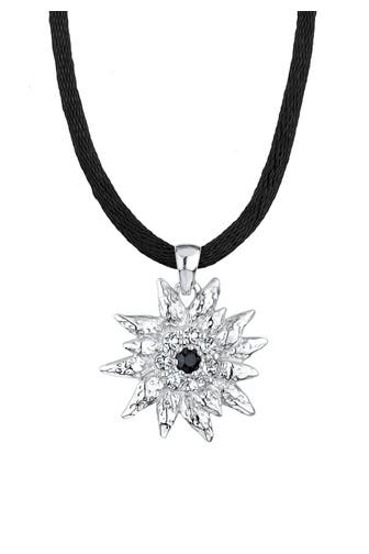 ELLI Kette Edelweiss Weiß 925 Sterling Silber, mit Kristallen von Swarovski® Weiß