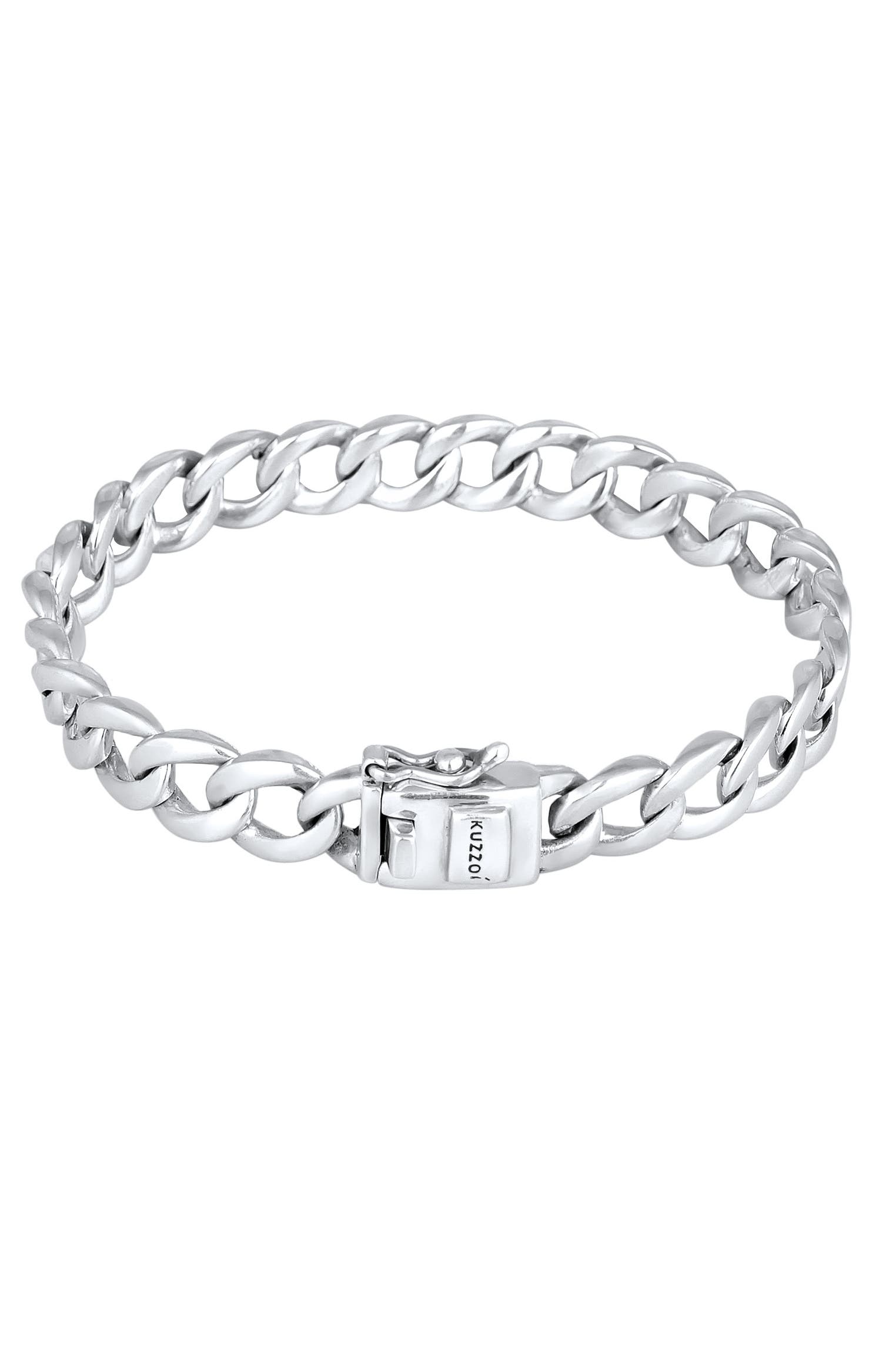 Sterling Silber Byzantin Armband Für Männer: Dicke Königskette