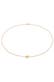 Kette Choker Kreis Geo 925 Silber Gold