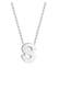 Kette Buchstabe S Initialen 925 Sterling Silver Silber