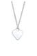 Kette Herz Plättchen Anhänger Filigran 925 Silber Silber