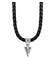 Kette Herren Lederkette Arrow Pfeil Oxidiert 925 Silber Silber