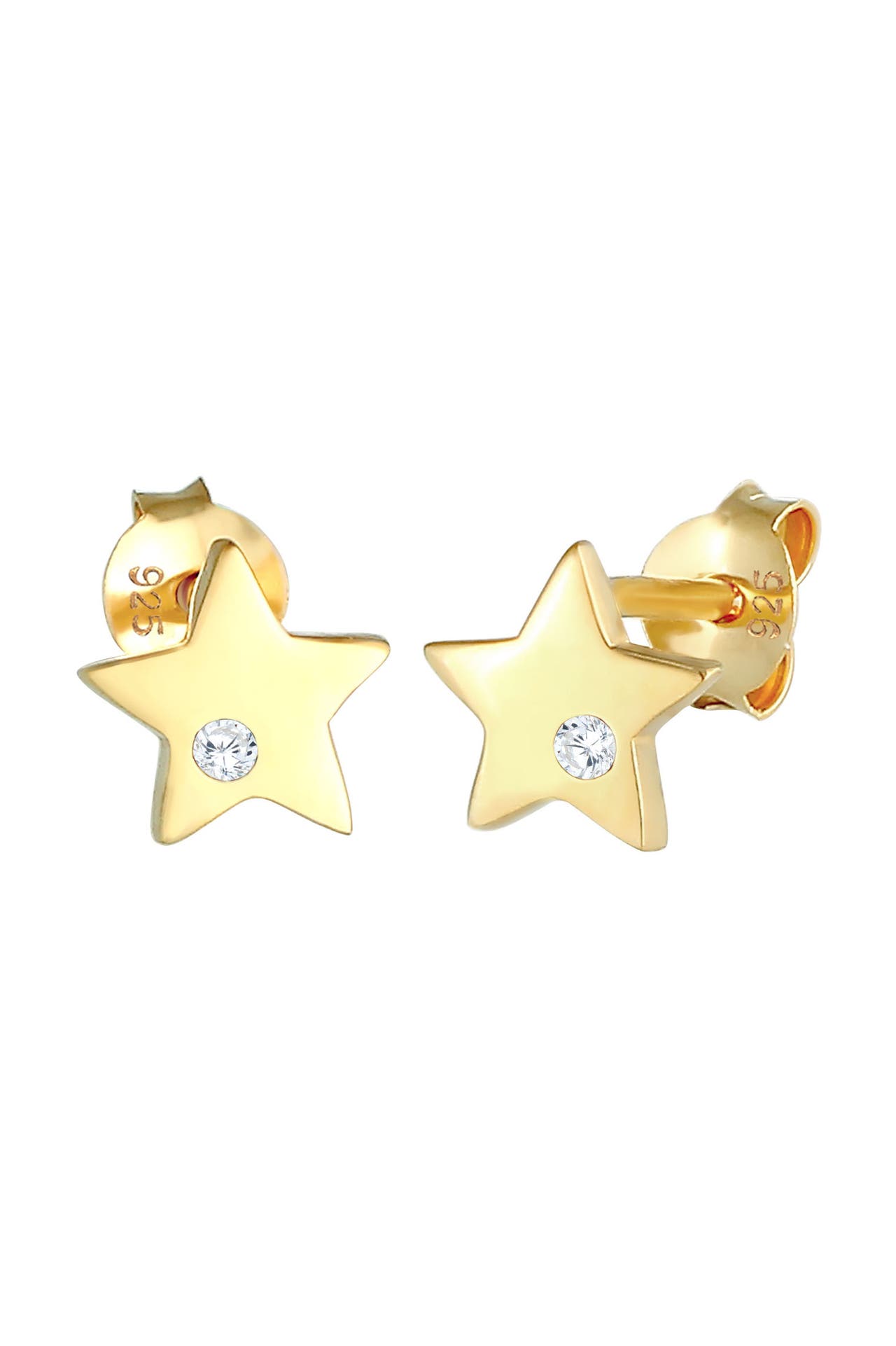 ELLI Ohrringe Kinder Sterne Zirkonia Astro 925 Silber, Bild 1