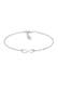 Armband Infinity Diamant Weiß (0.015 ct) 925 Sterling Silber Silber