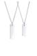 Kette Barren Partner Freundschaft Set (2 tlg) 925 Silber Silber