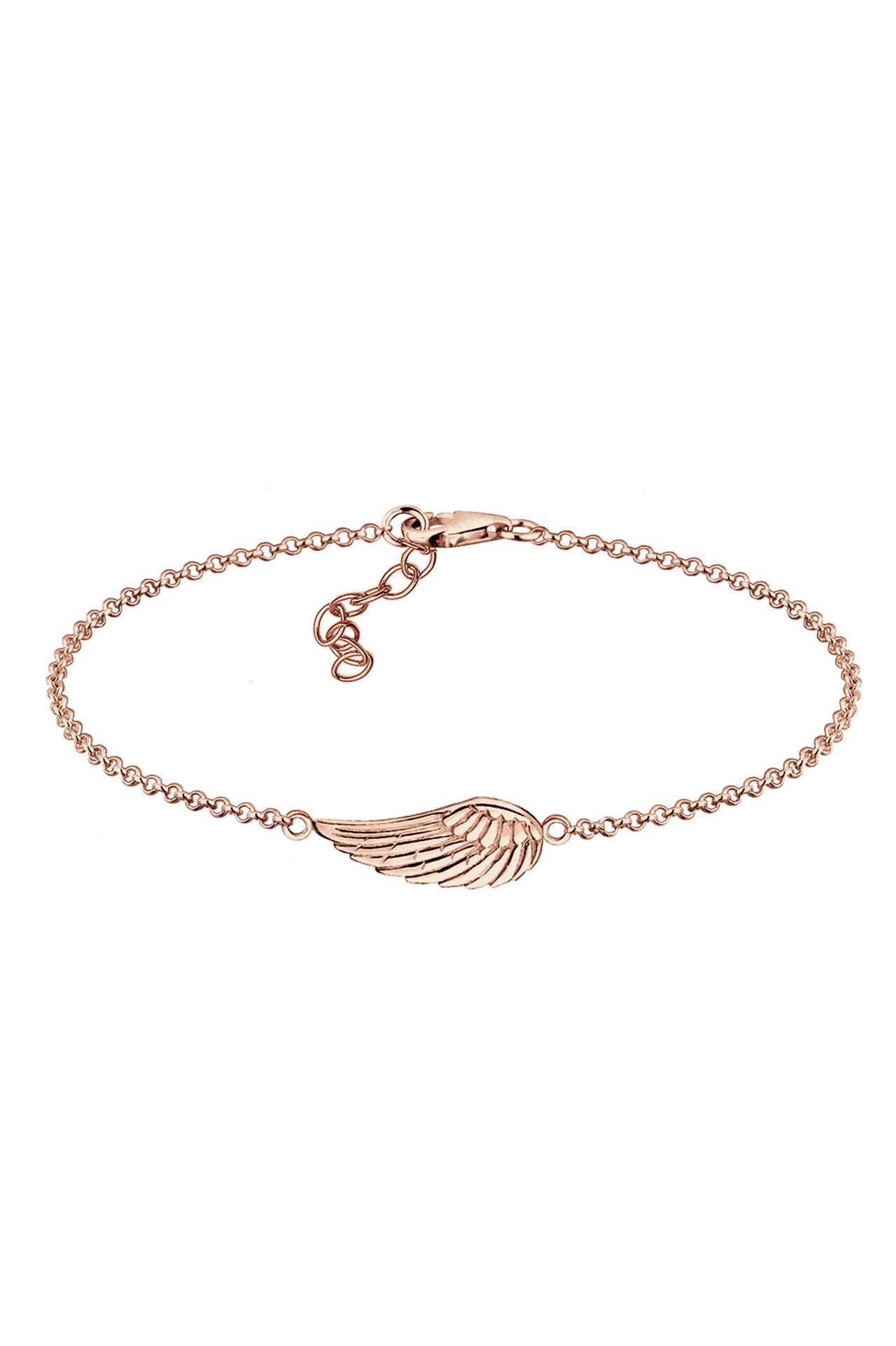 ELLI Armband Flügel Engel 925 Sterling Silber Rosegold, Bild 1