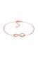 Armband Infinity / Unendlichkeit Zirkonia 925 Silber Rosegold