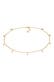 Kette Choker Solitär Zirkonia Elegant 925er Silber Gold