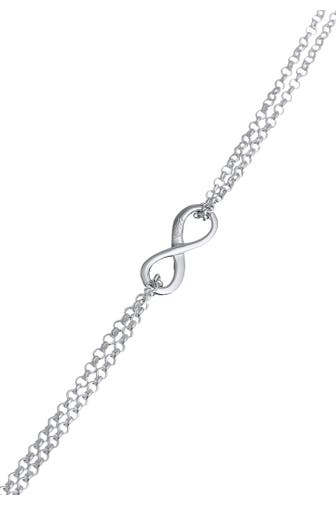 ELLI Armband Infinity Liebe Unendlichkeit Layer 925 Serling Silber Silber