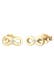 Ohrringe Ohrstecker Infinity Diamant Weiß Brillantschliff (0.03 ct) 585 Gelbgold Gold