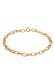 Armband Herren Gliederkette Oval Basic 925 Silber Gold