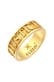 Ring Herren Bandring Schriftzug 925 Silber Gold