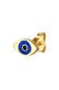 Ohrringe Single Ohrstecker Evil Eye Symbol Emaille 925 Silber Gold