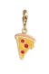 Charm Emoij Pizza Emaille 925 Sterling Silber