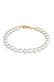 Armband Zeitlos aus Muschelkernperlen 925 Silber Gold
