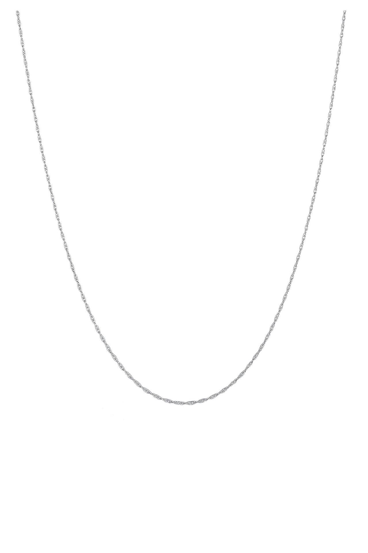 KUZZOI Halskette Basic Gedrehte Gliederkette 925 Silber, Bild 1