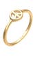 Ring Peace Frieden Symbol 925 Sterling Silber Gold