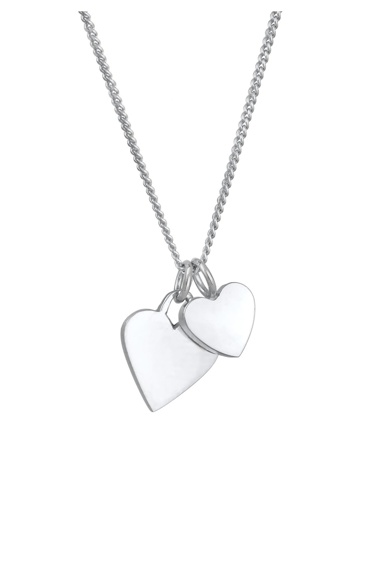ELLI Kette Herz Double Symbol Liebe 925 Silber Silber, Bild 1